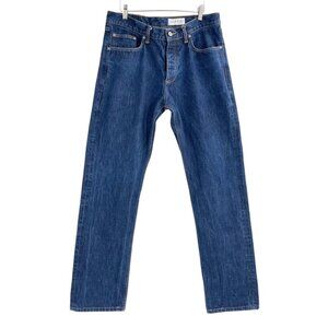 Gustin Straight Classic Raw Selvedge Denim Jeans Mens Size 35x30 #219 Minimalist